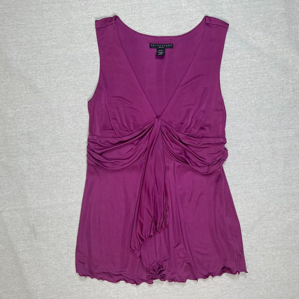 Apostrophe | Petite Plum Sleeveless Y2K Style Top | LP